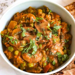 Mushroom Matar (Peas)