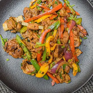 Mbuzi dry fry