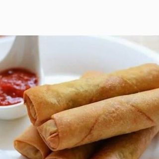 Golden Fried Shrimp Spring Rolls 2 PCS