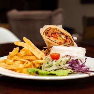 Chicken Naan Wrap