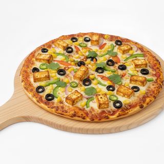 Hot Paneer Veggie Pizza