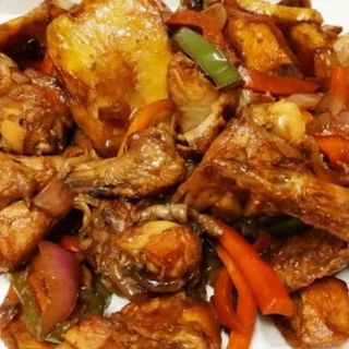 Chicken platter+ chapati (5pcs)+2L soda