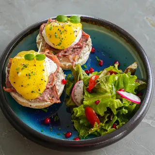 Mushroom Earthy Benedict