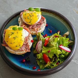 Mushroom Earthy Benedict