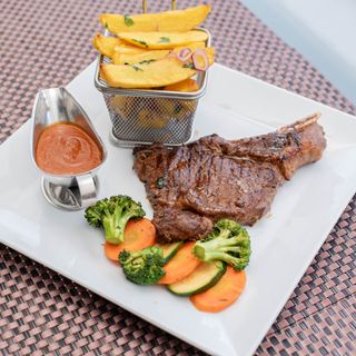 Grilled Rib Eye Steak 350g