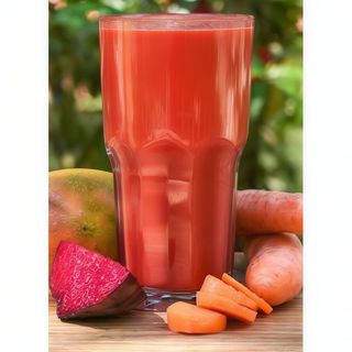 Beetroot Mango And Carrot Juice
