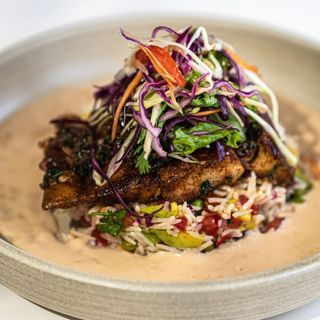 salad rice snapper