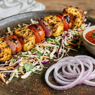 Paneer Cubes (4) on a Skewer