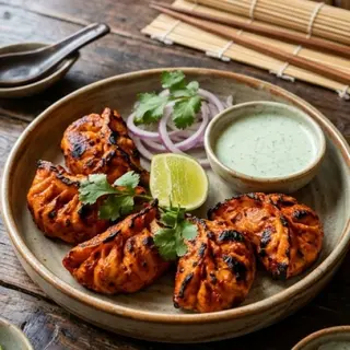 5 Chicken Momo's (Dumplings) - Tandoori