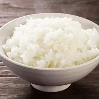 wali mweupe/white Rice