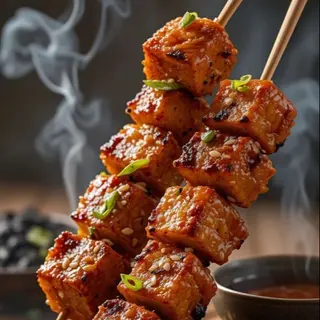 Beef Mishkaki -plate
