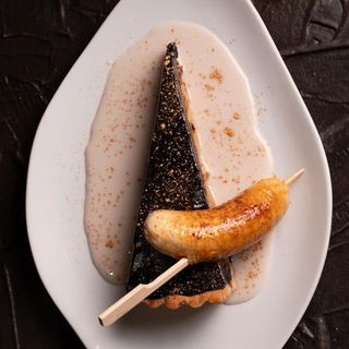 Banana cue banoffee with buko cream