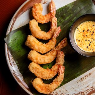 Tempura prawns