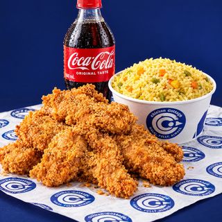 18-piece chicken combo with large rice & soda