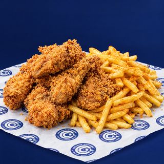 6 Piece Fried Chicken, 2 Fries