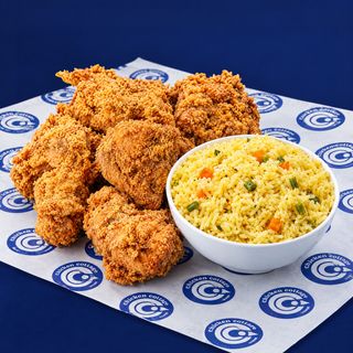 8 Piece Fried Chicken, Large Rice Bowl