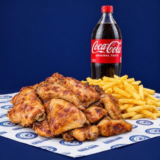 9 Piece Grilled Chicken, Large Fries & 1.25L Soda