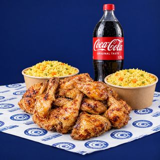 12 Piece Grilled Chicken Combo, Rice Bowl & 1.25L Soda
