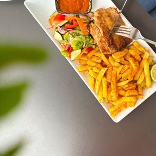 Pan-seared fish