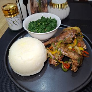 1/4 Kuku kienyeji dry fry(Quarter)