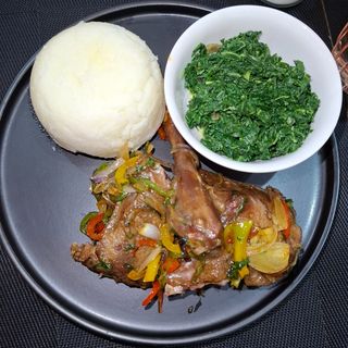 1/2 Kuku kienyeji dry fry(Half)