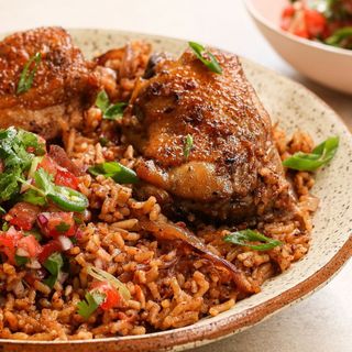 Organic chicken pilau