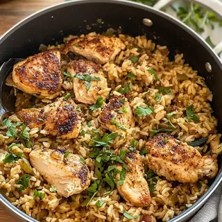 Brown rice organic chicken pilau