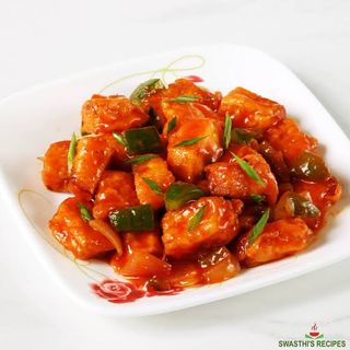 Chilli Paneer (Tangra Chilli Paneer) Indo-Chinese Cuisine