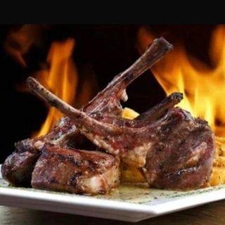 Lamb Chop (02 Pieces) with Chips or Naan