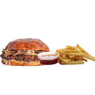 Mushroom Swiss Burger