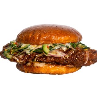 Korean Fried Chicken Burger