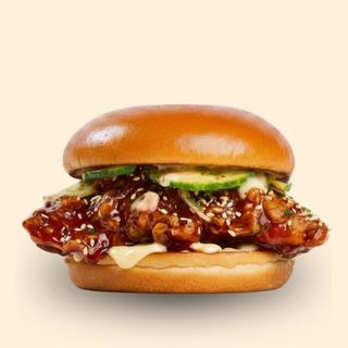 Korean Fried Chicken Burger