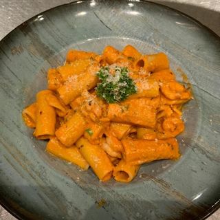 Paprika Shrimp Rigatoni