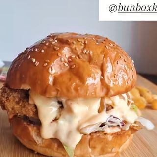 Chicken Burger with  Fries