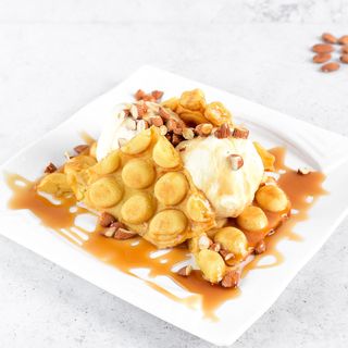 Mini salted Caramel waffle