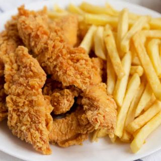 Chicken strips + fries
