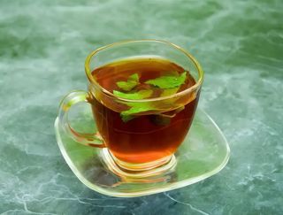 Black mint tea