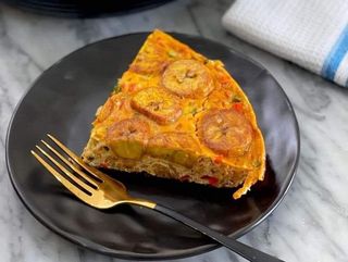 Plantains and eggs fritatta fritatta