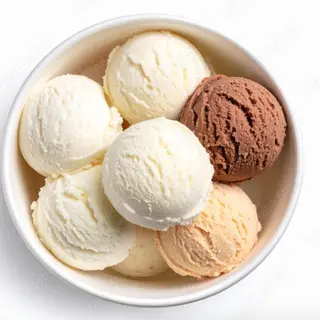 Homemade Italian Mango ice-cream