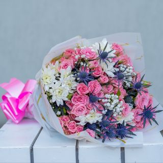 Soft Pastel Garden flowers