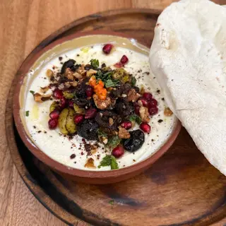 Labneh with olives