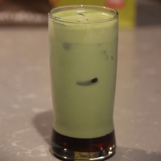 Ice latte matcha