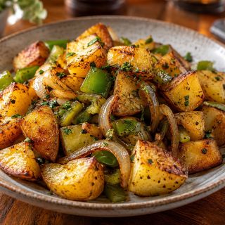 Saute potatoes
