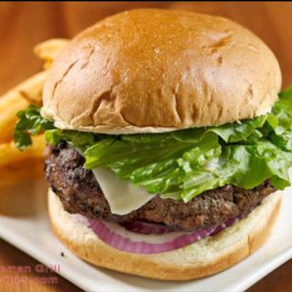Fore man beef grill burgers 