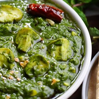 Spinach Mushroom (Palak)