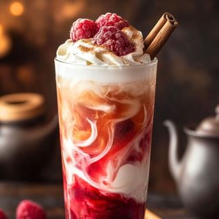 Iced Raspberry Macchiato