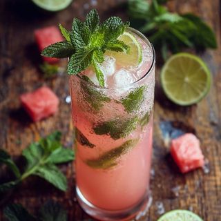Peach mojito