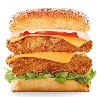 Double chicken Burger