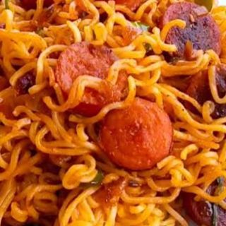 FRIED INDOMIE & SMOKIES.