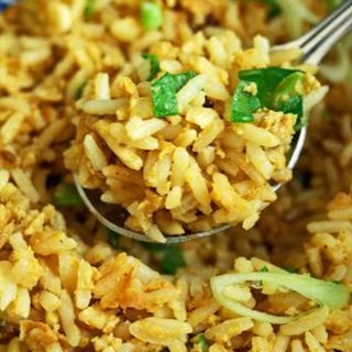 INDIAN FRIED RICE (Served with tomato chutney)